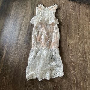 V Chapman Orchid White Dress